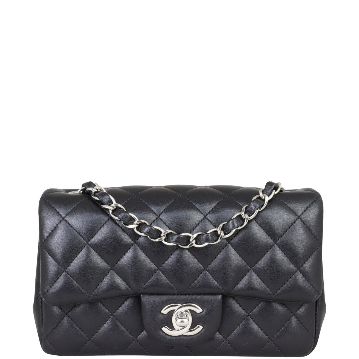 Chanel Classic Flap Rectangular Bag STH Black Mini Bag