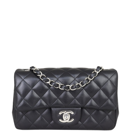 Chanel Classic Flap Rectangular Bag STH Black Mini Bag