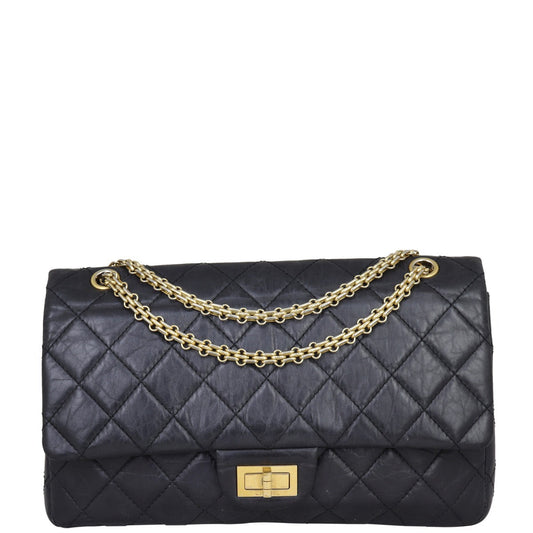 Chanel 2.55 Reissue 227 Double Bag 27 Series Flap Handbag