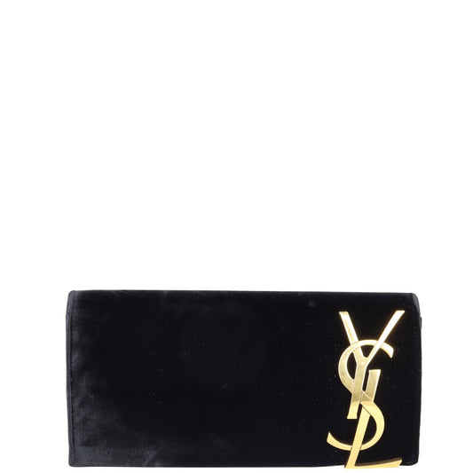 YSL Saint Laurent Velvet Smoking Clutch Clutch Bag