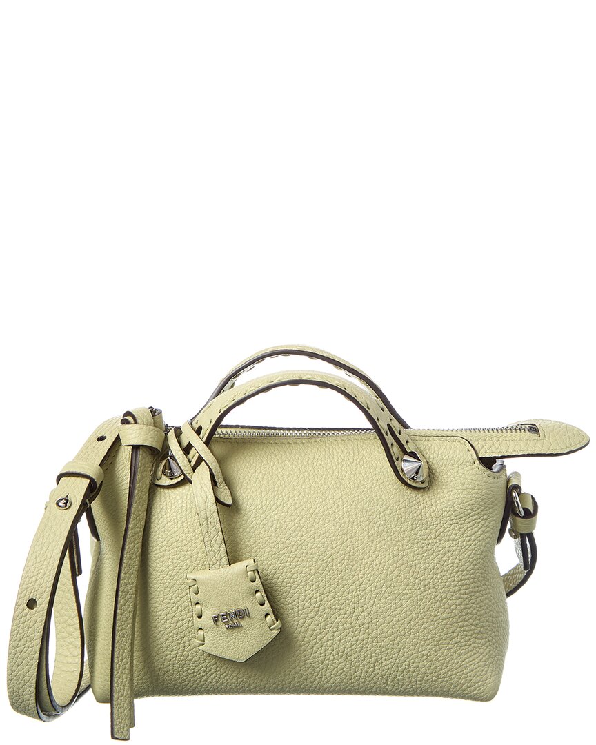Fendi Handbag By The Way Selleria Satchel 11 Leather Green Mini Satchel Bag