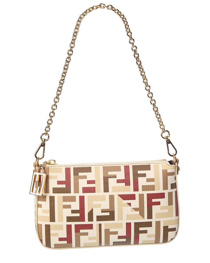 Fendi Handbag Baguette Ff Jacquard Pouch 5 Shoulder Bag