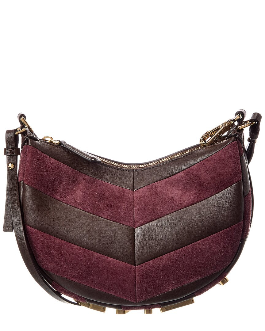 Fendi Handbag graphy & Hobo Bag 4 Leather Suede Mini