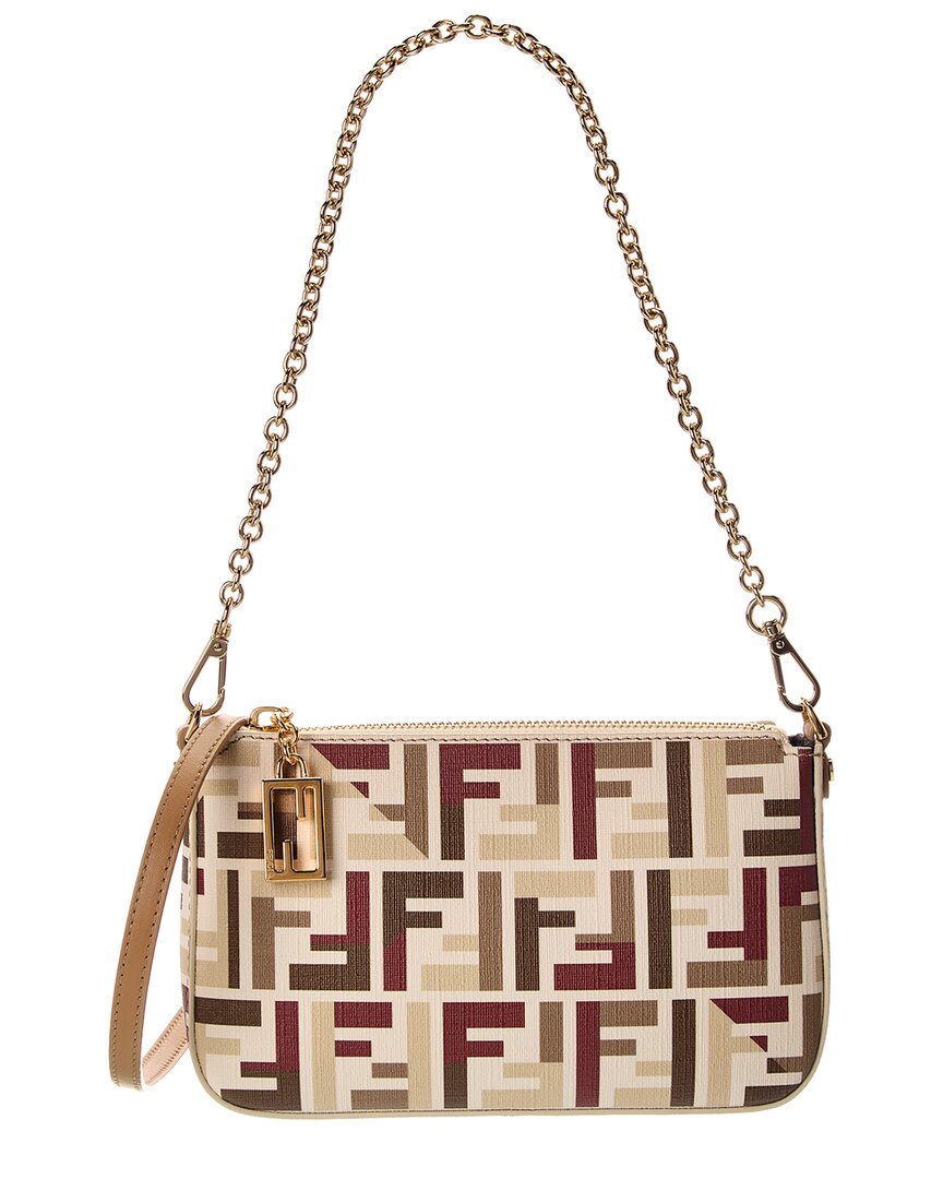 Fendi Handbag Baguette Ff Jacquard Pouch 7 Shoulder Bag