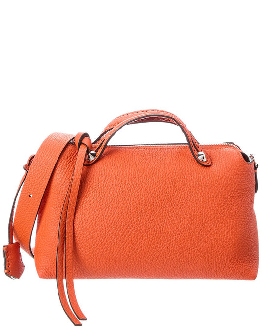 Fendi Handbag Dnu Inv By The Way Selleria Shoulder Leather Red Medium Shoulder Bag