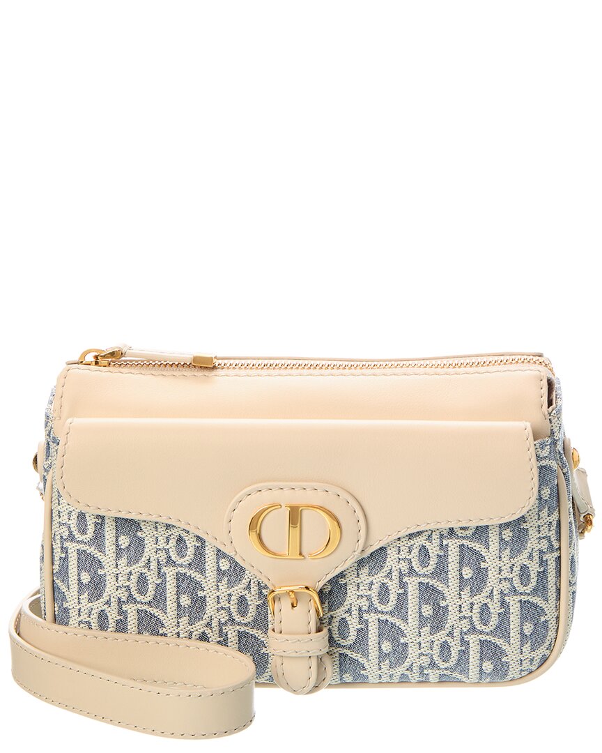 Dior Handbag 30 Montaigne & Shoulder Bag Leather Canvas Small