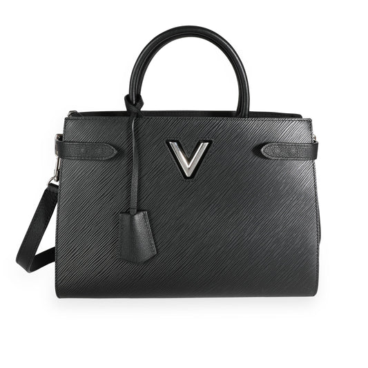 Louis Vuitton Epi Twist Leather Black Tote Bag