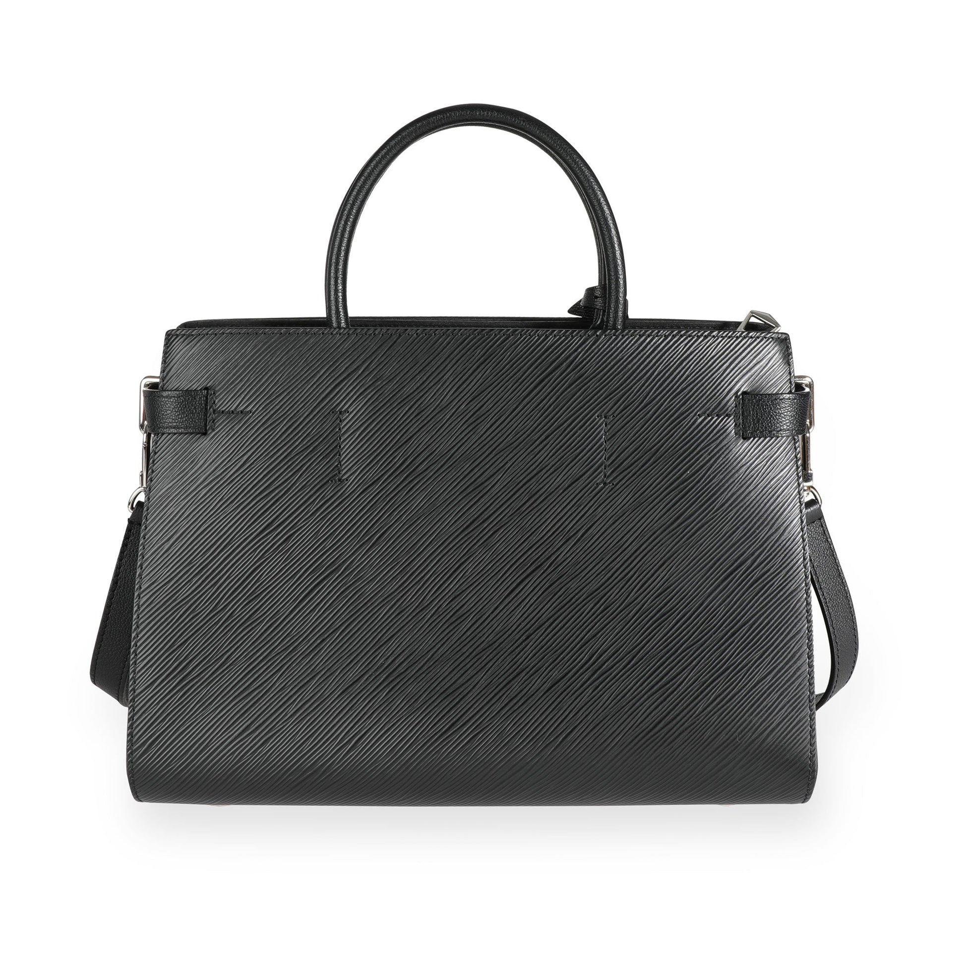 Louis Vuitton Epi Twist Leather Black Tote Bag