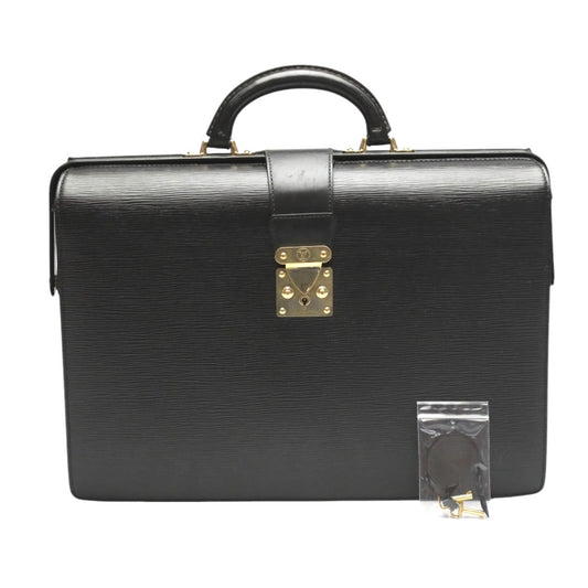 Louis Vuitton Business M54352 Epi Fermoire Leather Black Handbag