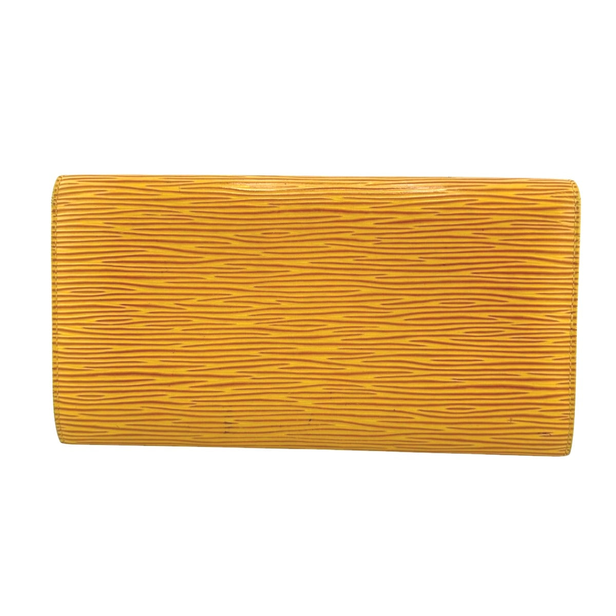 Louis Vuitton Long Purse Ｍ63579 Epi yellow Leather Wallet Case
