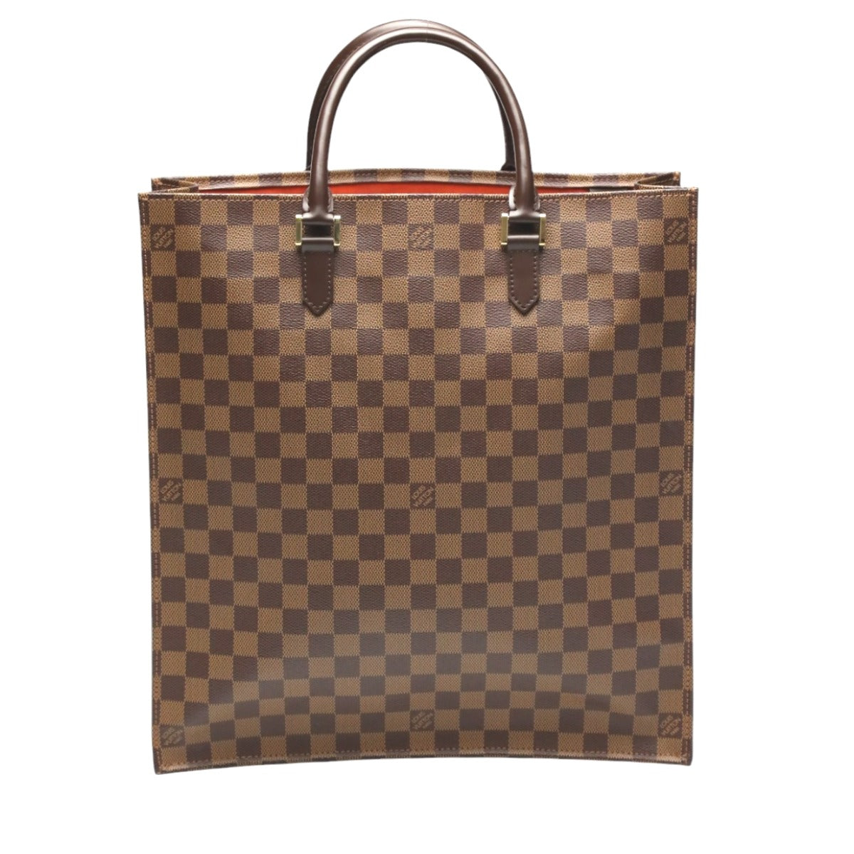 Louis Vuitton N51140 Damier Ebene Damier Sac Canvas Tote Bag