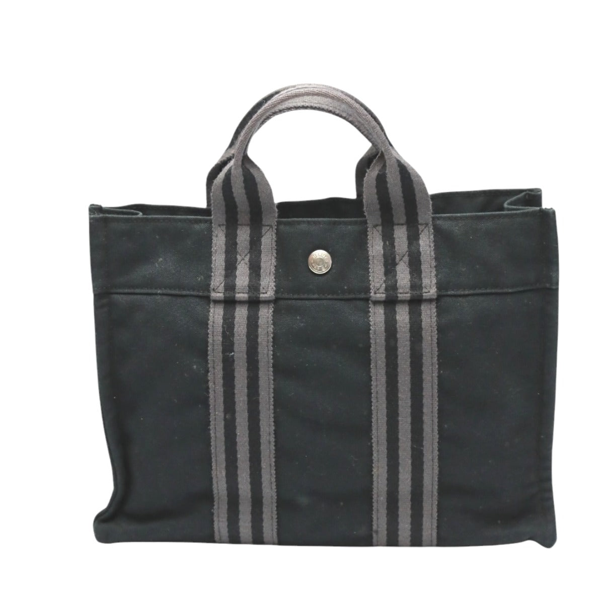 Tote Bag Gray Tote Bag Her Line Canvas