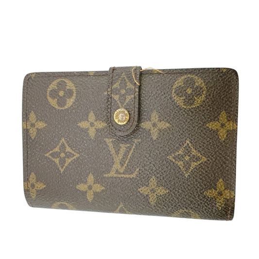 Louis Vuitton Bifold M61663 Porto Monet Viet Monogram Canvas Brown Wallet Case