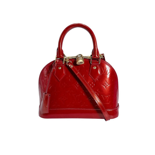 Louis Vuitton M91606 Vernis Pomdamul Alma BB Monogram Handbag