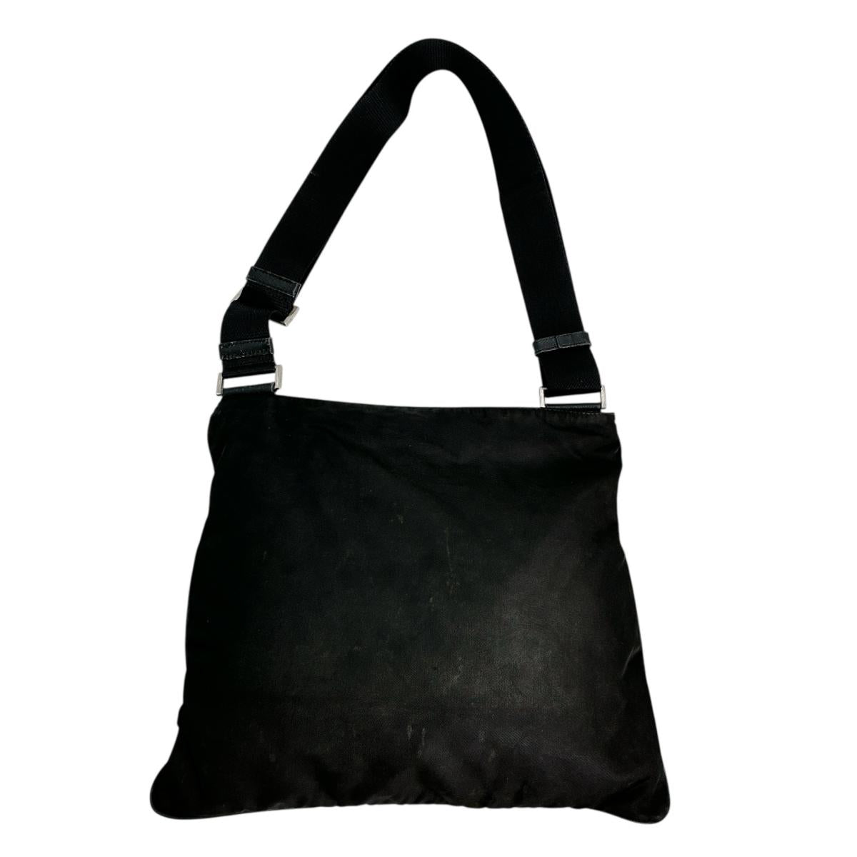 Shoulder Bag Cross Sling Bag Lightweight Crossbody Nylon Black Crossbody Bag