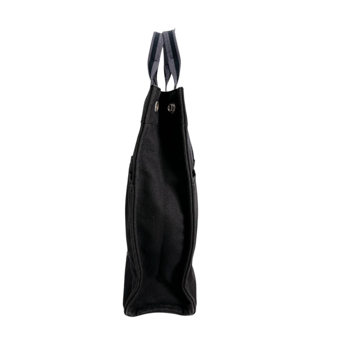Hermes Tote Bag Business Bag Classic Popularity Fool Toemm Canvas Black