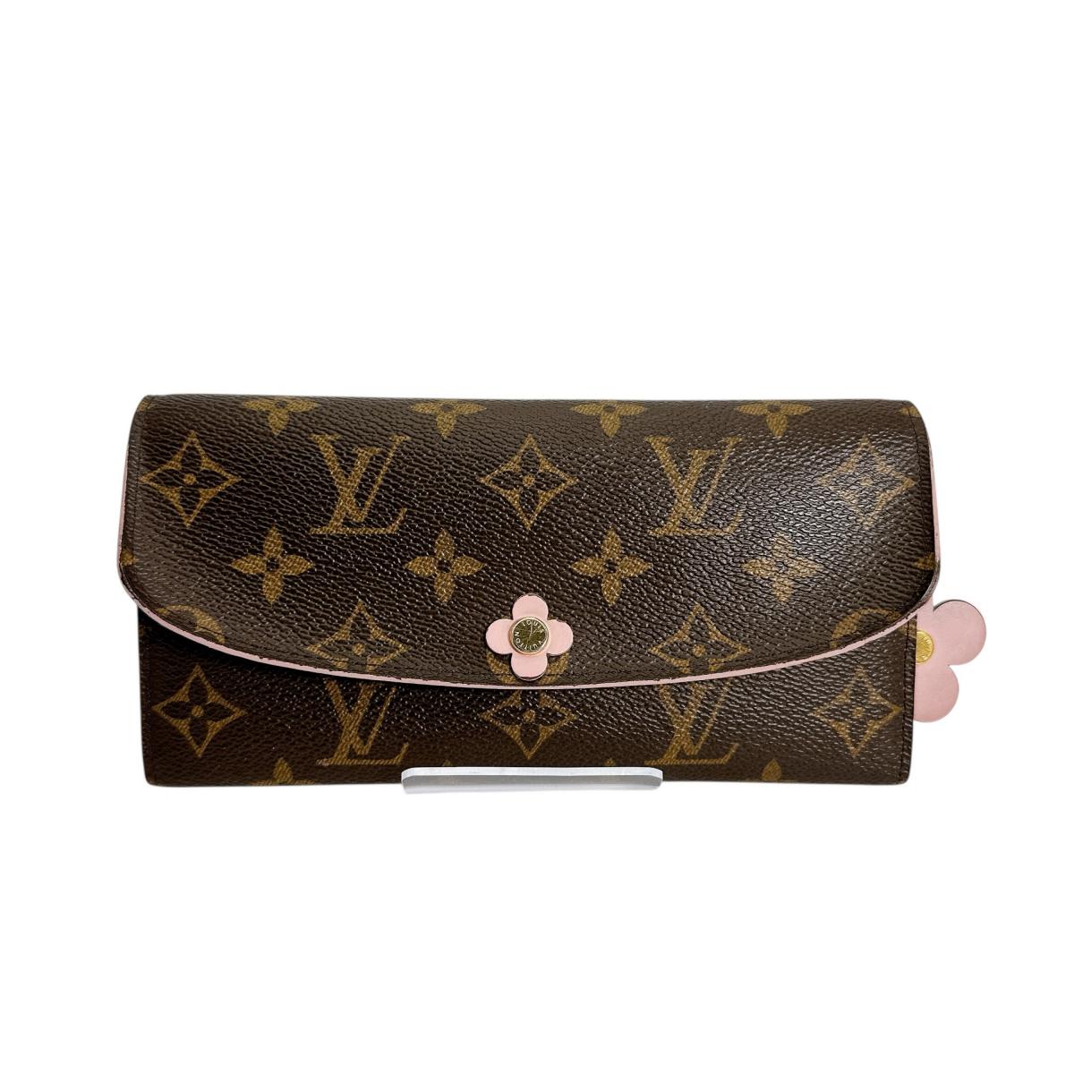 Louis Vuitton Long Purse M64202 Long Purse Monogram Canvas Brown Wallet Case