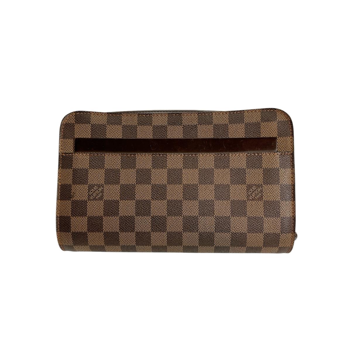 Louis Vuitton business N51993 Damier Ebene Canvas Brown Handbag