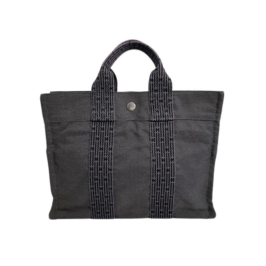 Hermes Tote Bag Her Linepm Canvas Gray