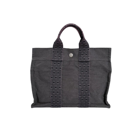 Hermes Tote Bag Her Linepm Canvas Gray 1120250707009 0