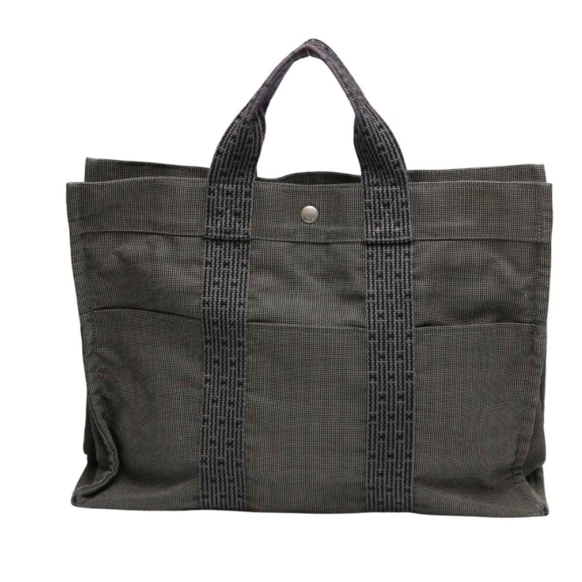 Hermes Tote Bag Business Bag Her Linetote Mm Canvas Gray