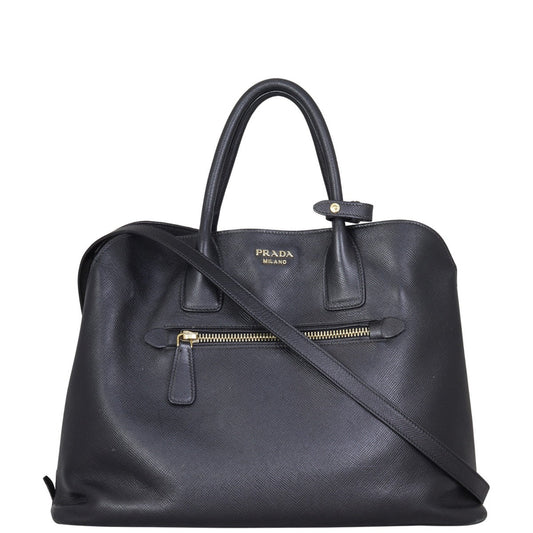 Prada Saffiano Cuir Open Promenade Tote Handbag Tote Bag