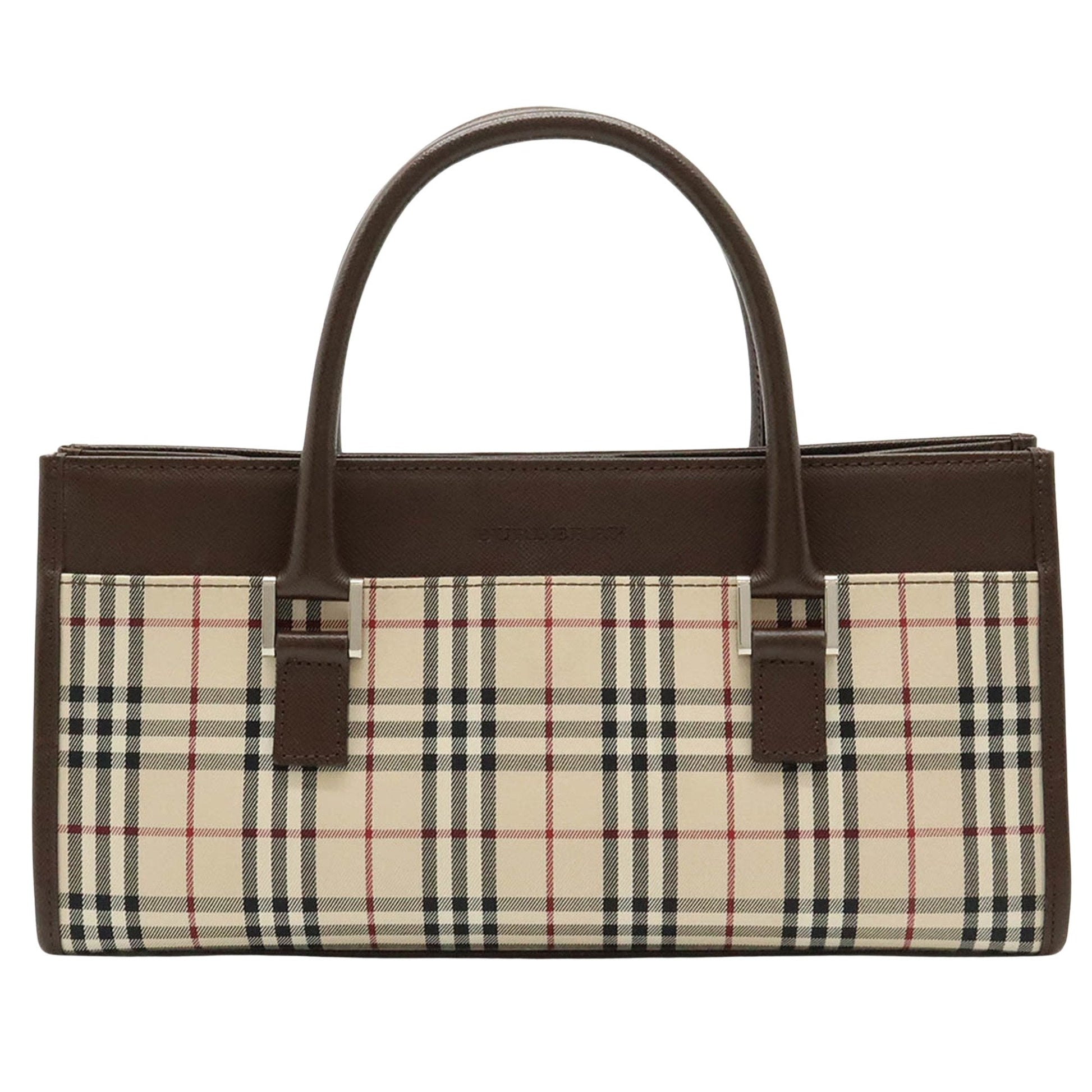 Burberry Luxury Nova Check Handbag Travel Bag Check Handbag 260
