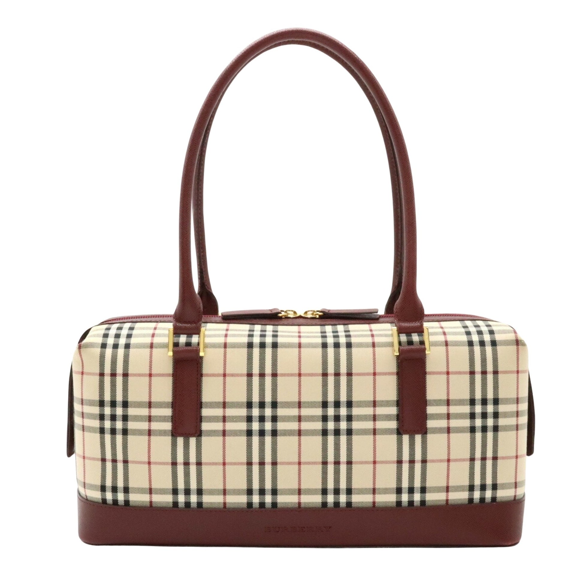 Burberry Luxury Nova Check Handbag Travel Bag Check Handbag 248