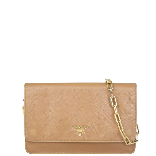 Prada Saffiano Crossbody Handbag Flap Crossbody Bag