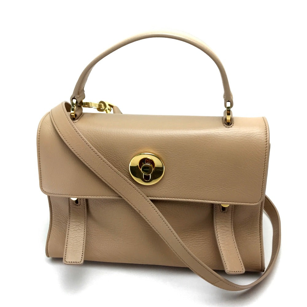 Saint Paris Handbag Toe Women Leather Beige Travel Bag