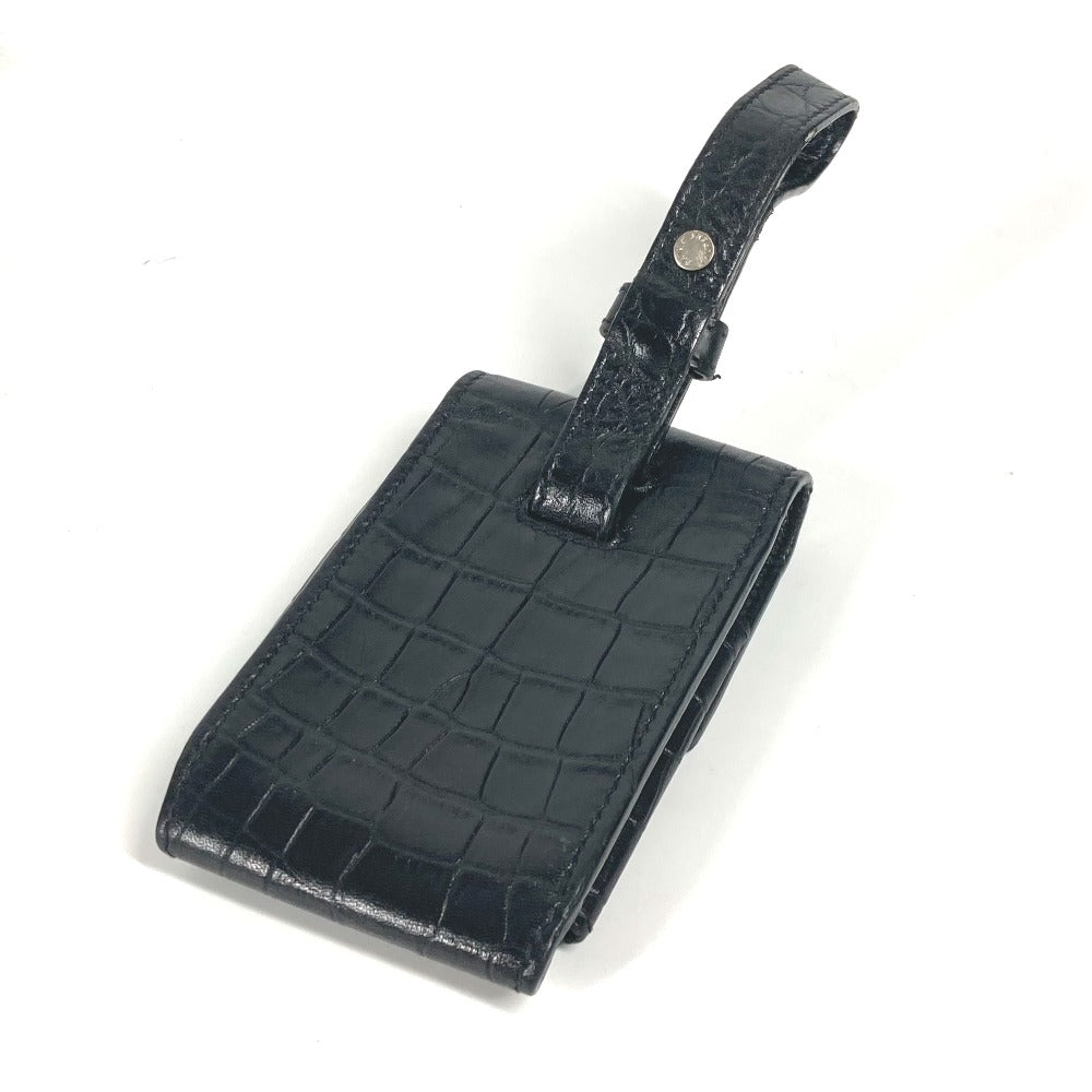 Saint Paris Cigarette Case Mens Travel Bag Leather Black