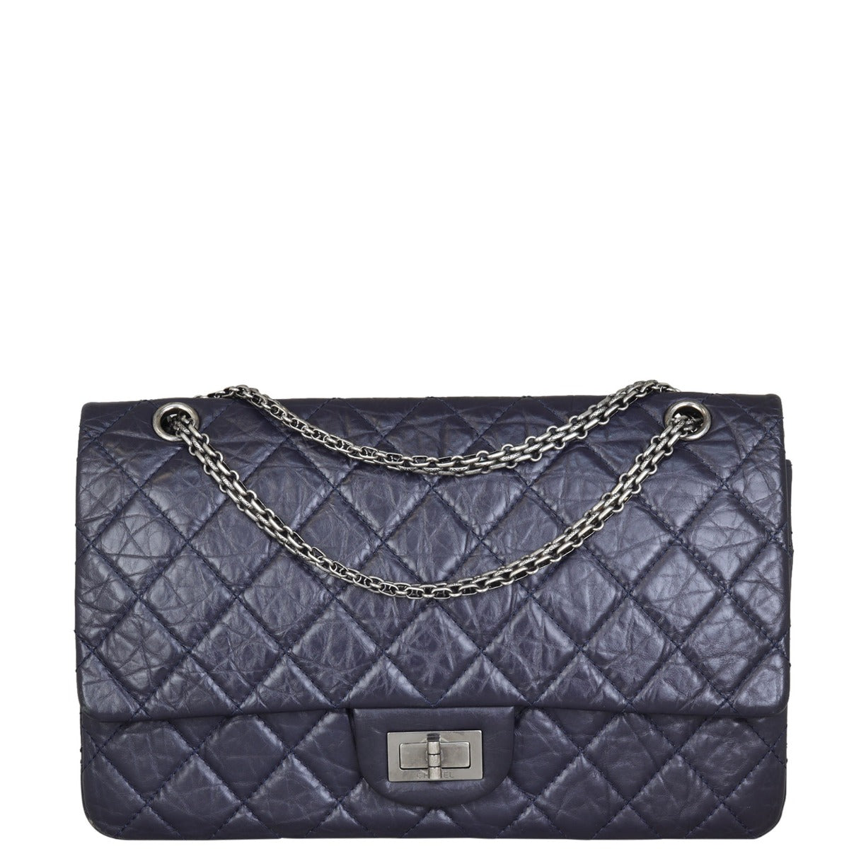 Chanel 2.55 Reissue 227 Double Bag 14 Series Flap Handbag