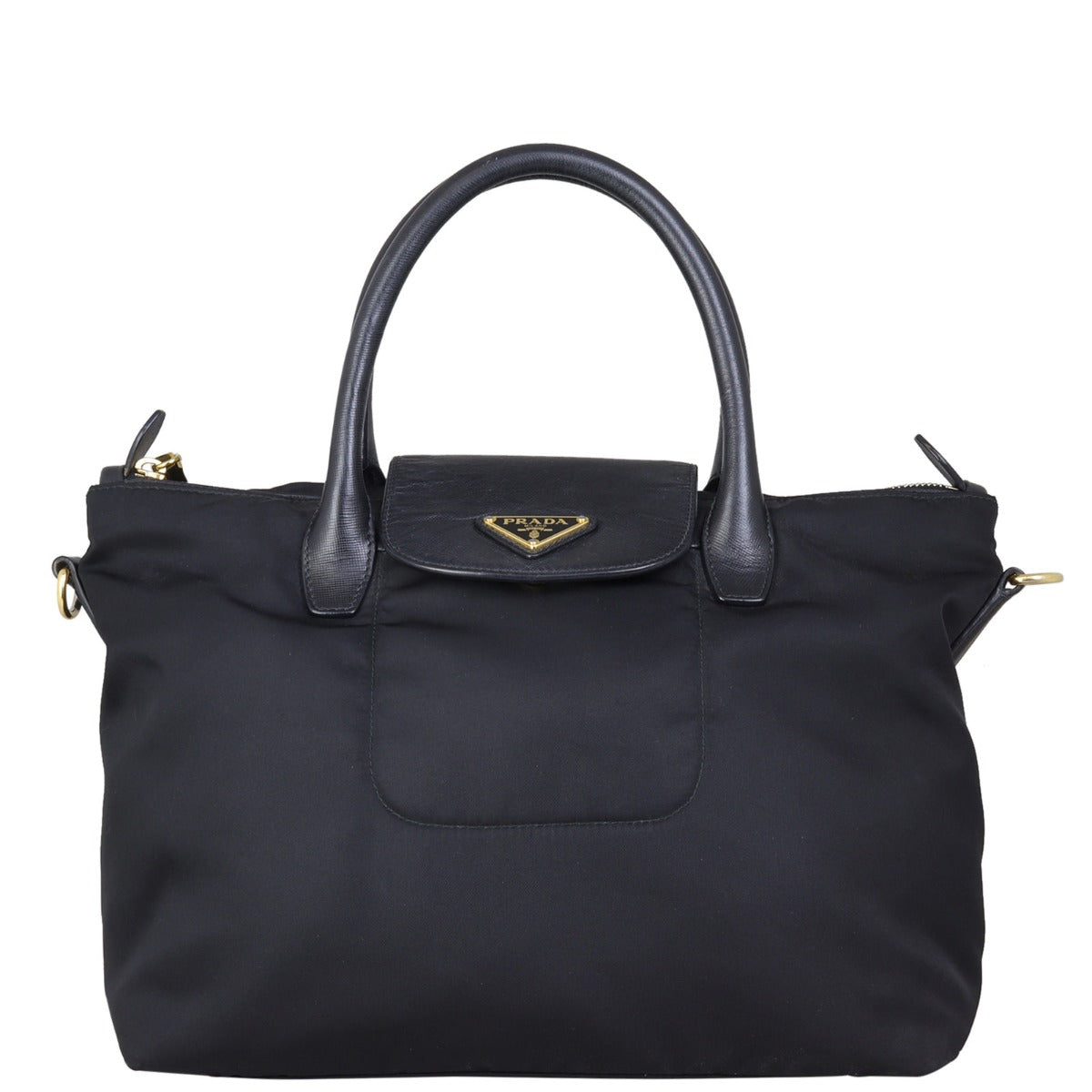 Prada Saffiano & Tessuto Tote Bag