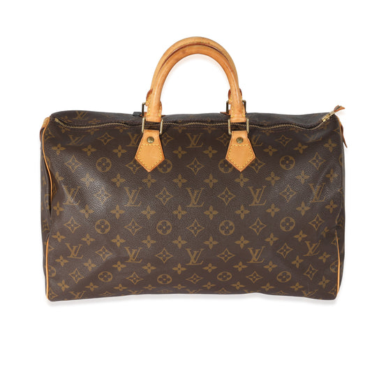 Louis Vuitton Speedy 40 Monogram Canvas Handbag 4