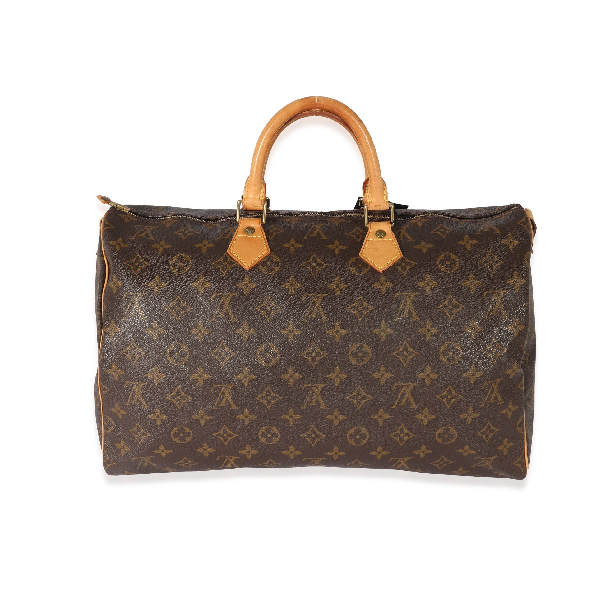 Louis Vuitton Speedy 40 Monogram Canvas Handbag 4