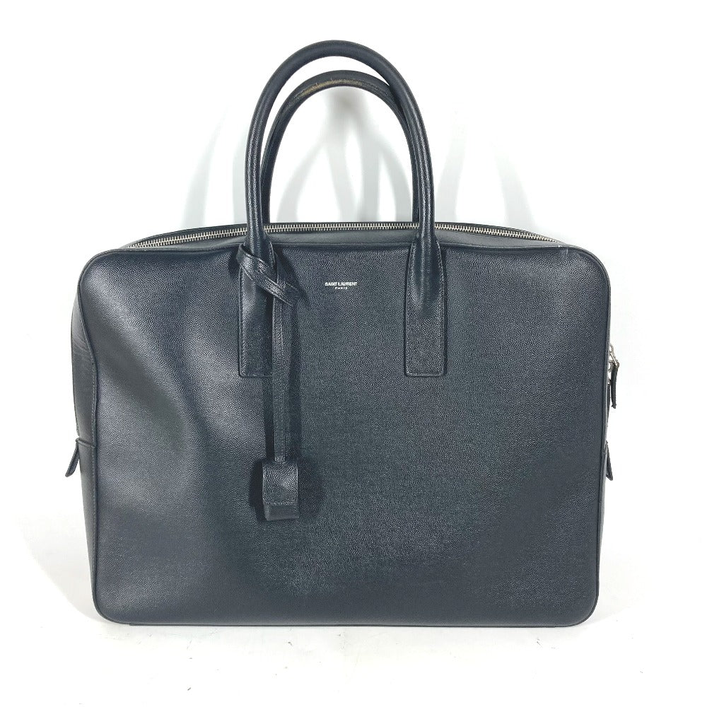 Saint Paris Business Bag Classic Um Mens Leather Black Travel Bag