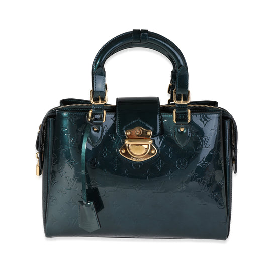 Louis Vuitton Bleu Nuit Vernis Melrose Avenue Monogram Handbag