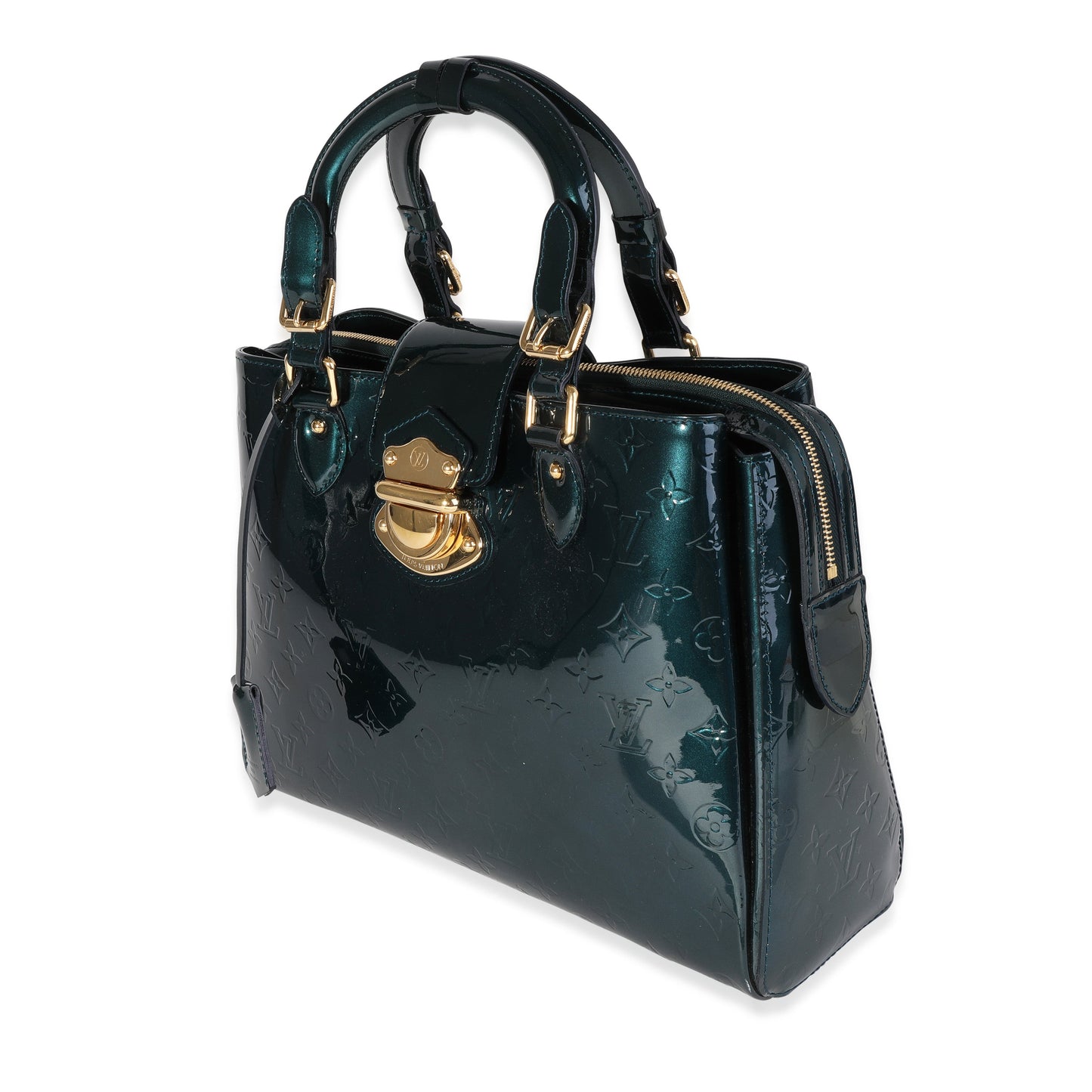 Louis Vuitton Bleu Nuit Vernis Melrose Avenue Monogram Handbag