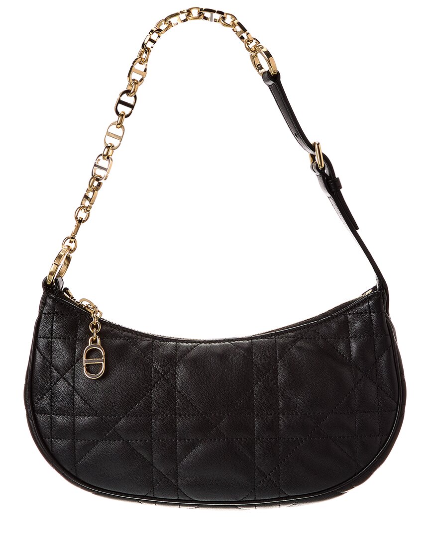 Dior Handbag star Hobo Bag Leather Black