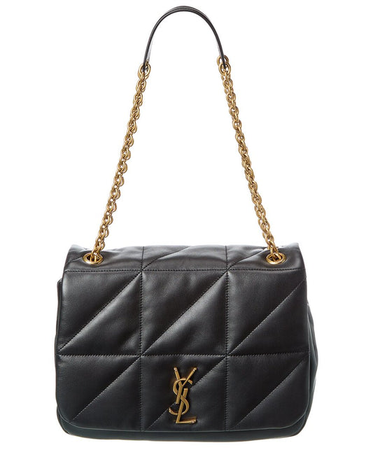 YSL Saint Laurent Jamie 4.3 Shoulder Bag Leather Black Medium