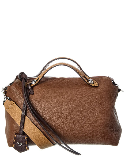 Fendi Handbag By The Way Selleria Shoulder Bag 4 Leather Brown Medium