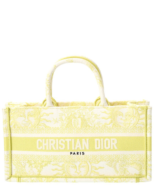 Dior Handbag Book Tote Canvas Pink Mini Tote Bag