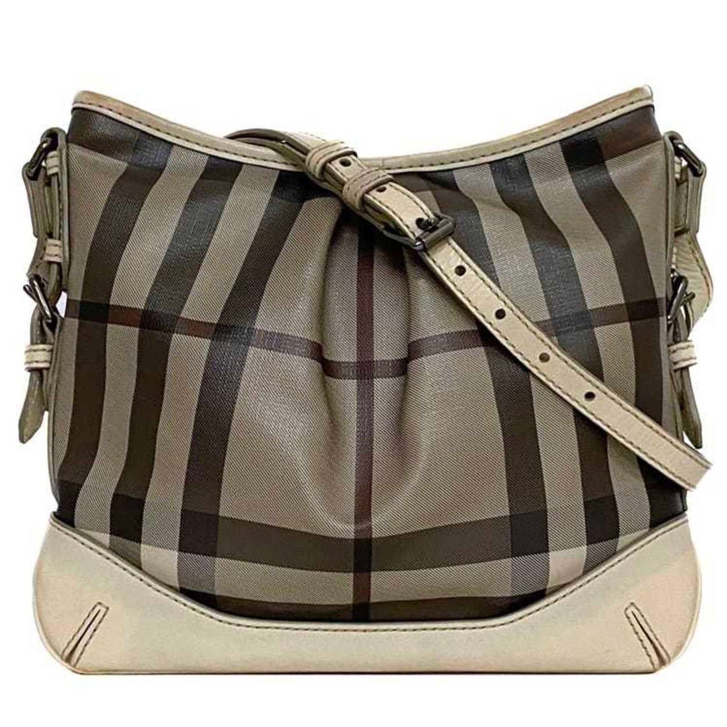 Burberry Luxury Smoke Check Shoulder Bag