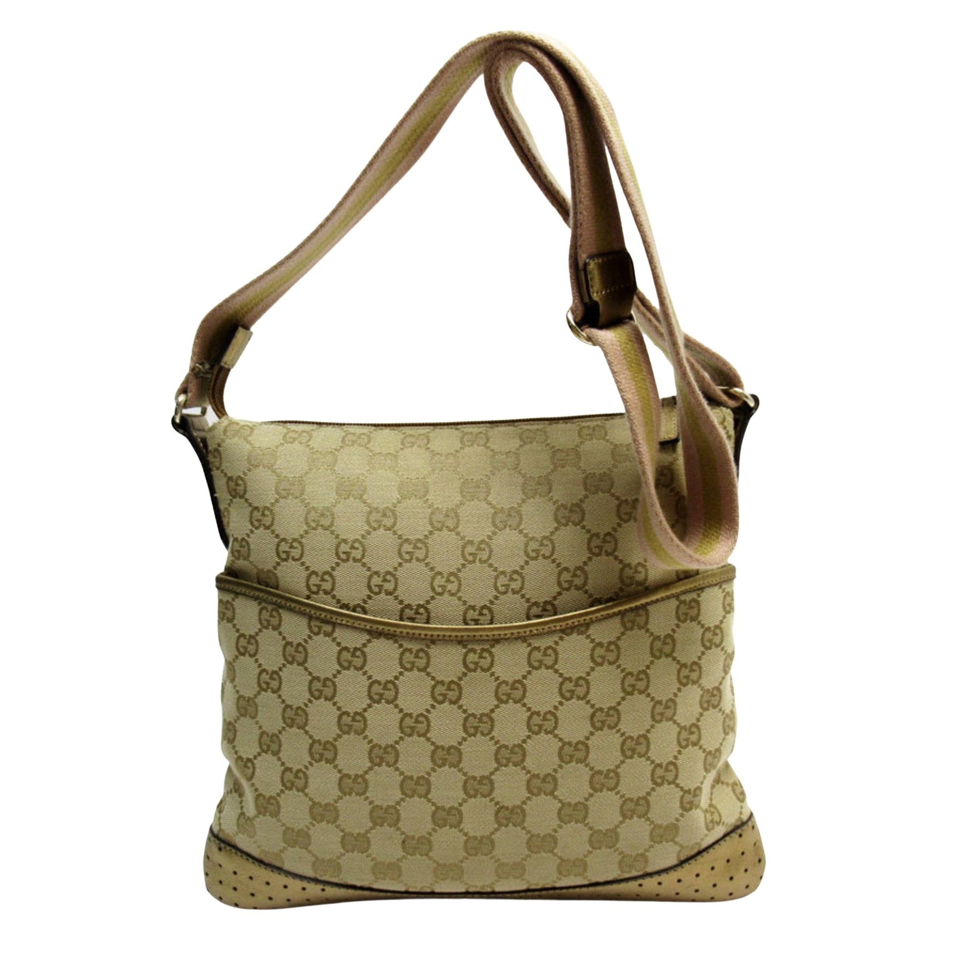 Gucci Shoulder Bag Canvas Canvas 1254