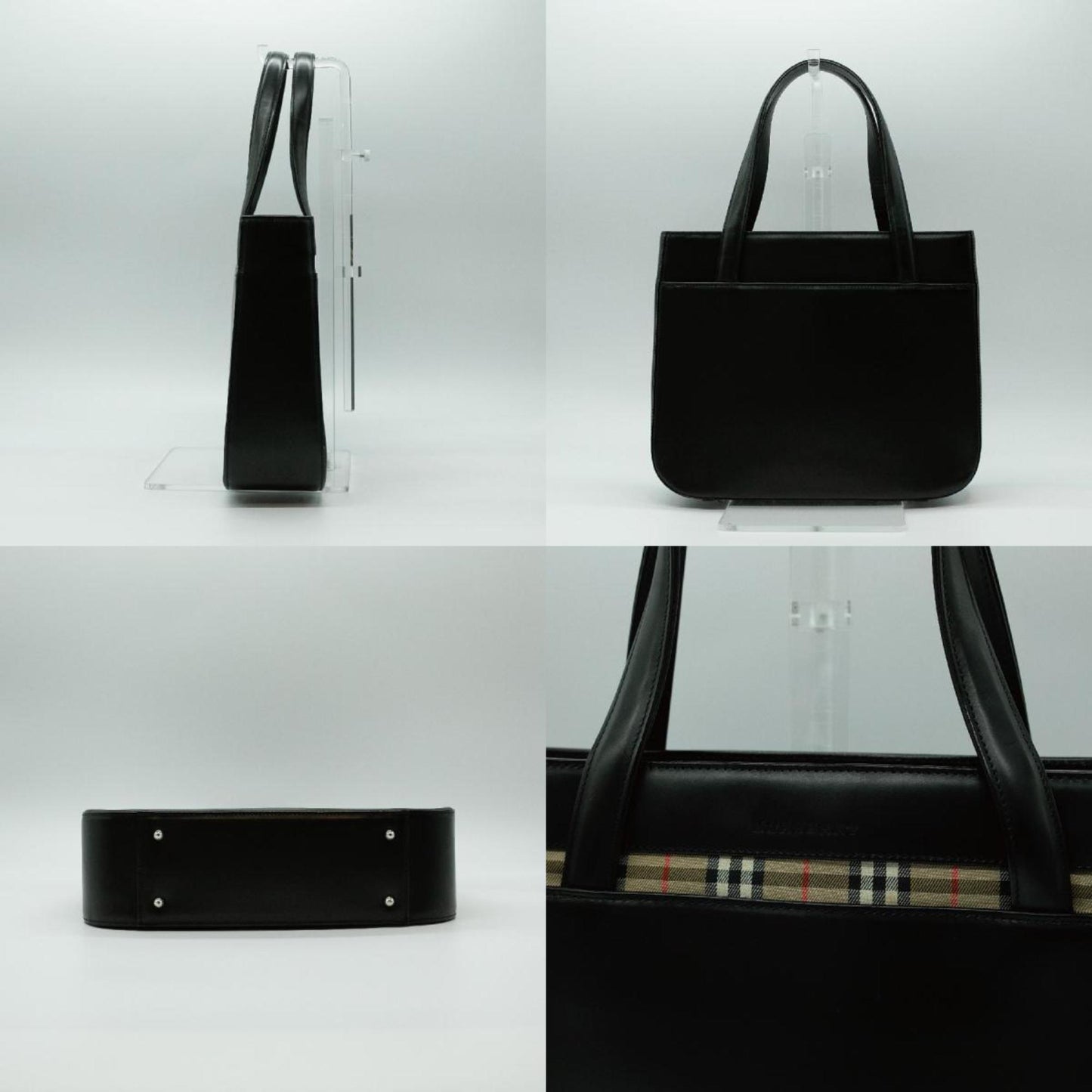 Burberry Luxury Nova Check Handbag Travel Bag Check Handbag 286