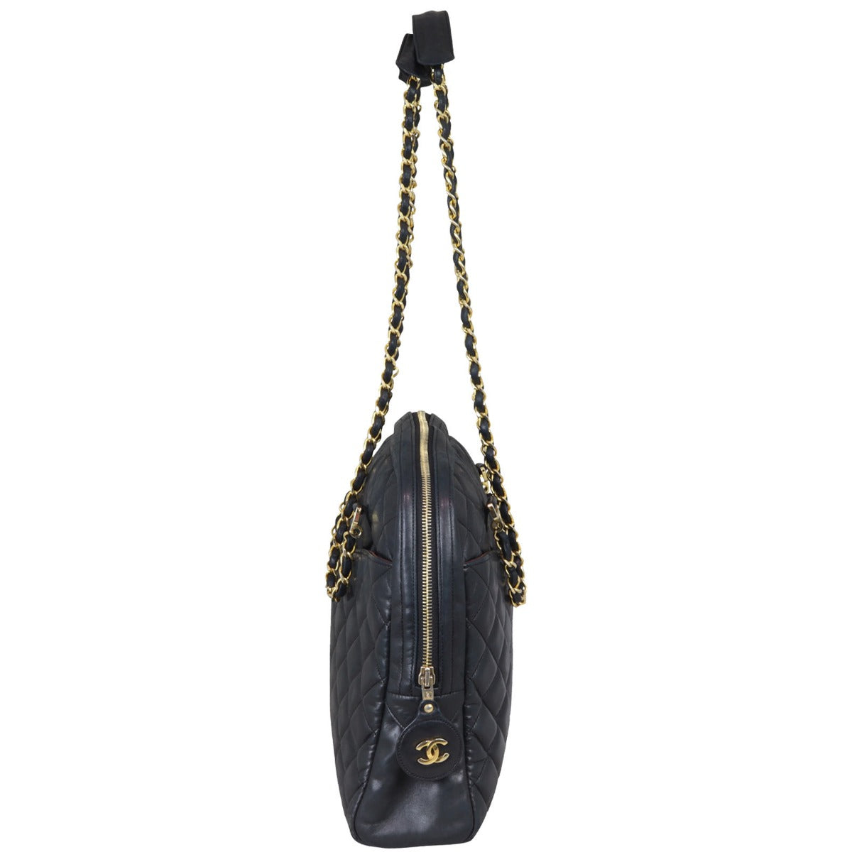 Chanel Lambskin Tote Quilted Tote Bag