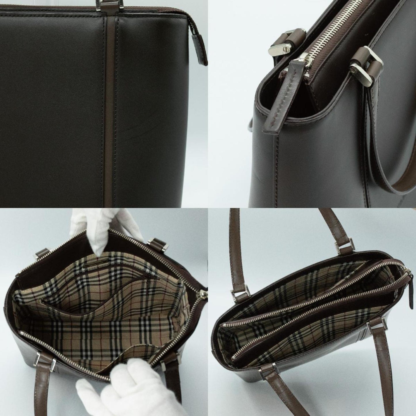 Burberry Luxury Nova Check Handbag Travel Bag Check Handbag 295