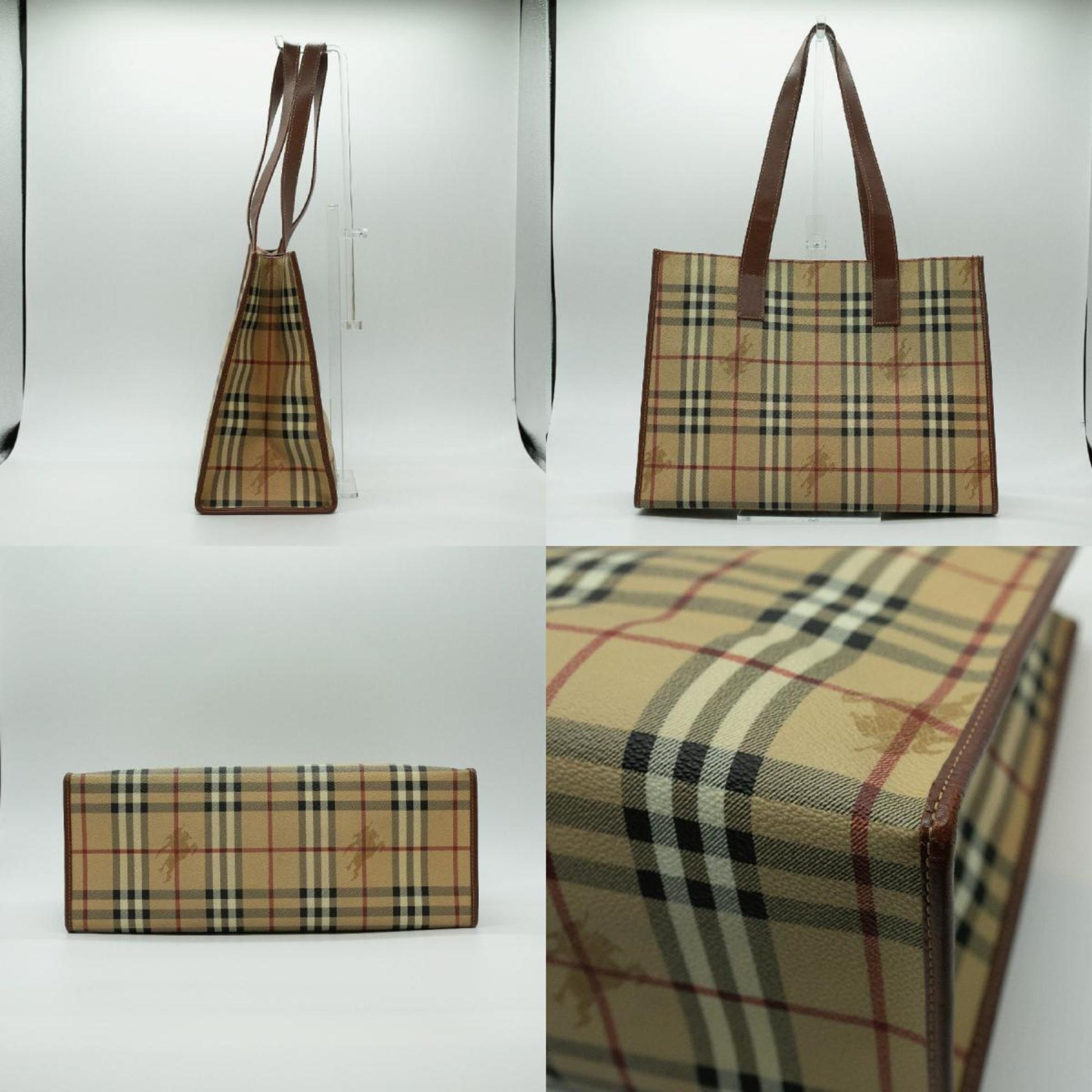 Burberry Luxury Nova Check Tote Tote Bag Check Tote 143