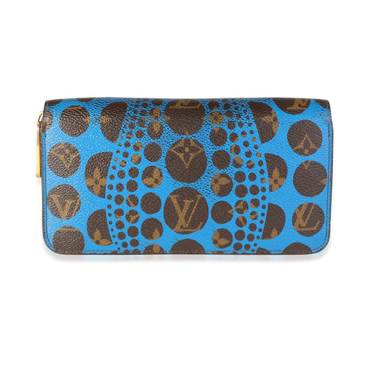 Louis Vuitton x Yayoi Kusama Infinity Dots Monogram Canvas Blue Wallet Case