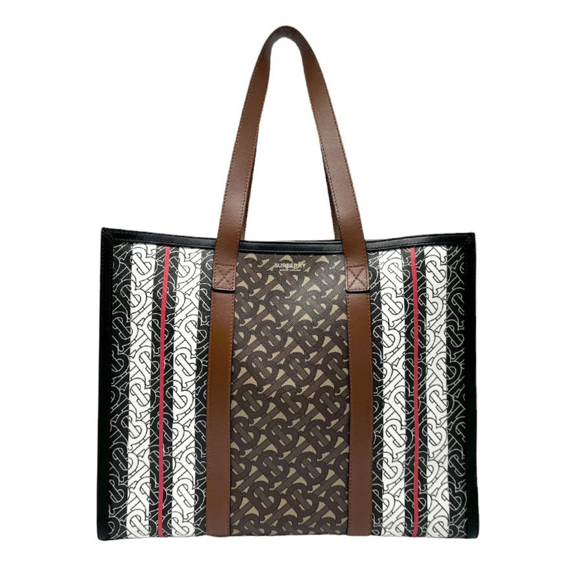 Burberry Luxury Stripe Tote Tote Bag